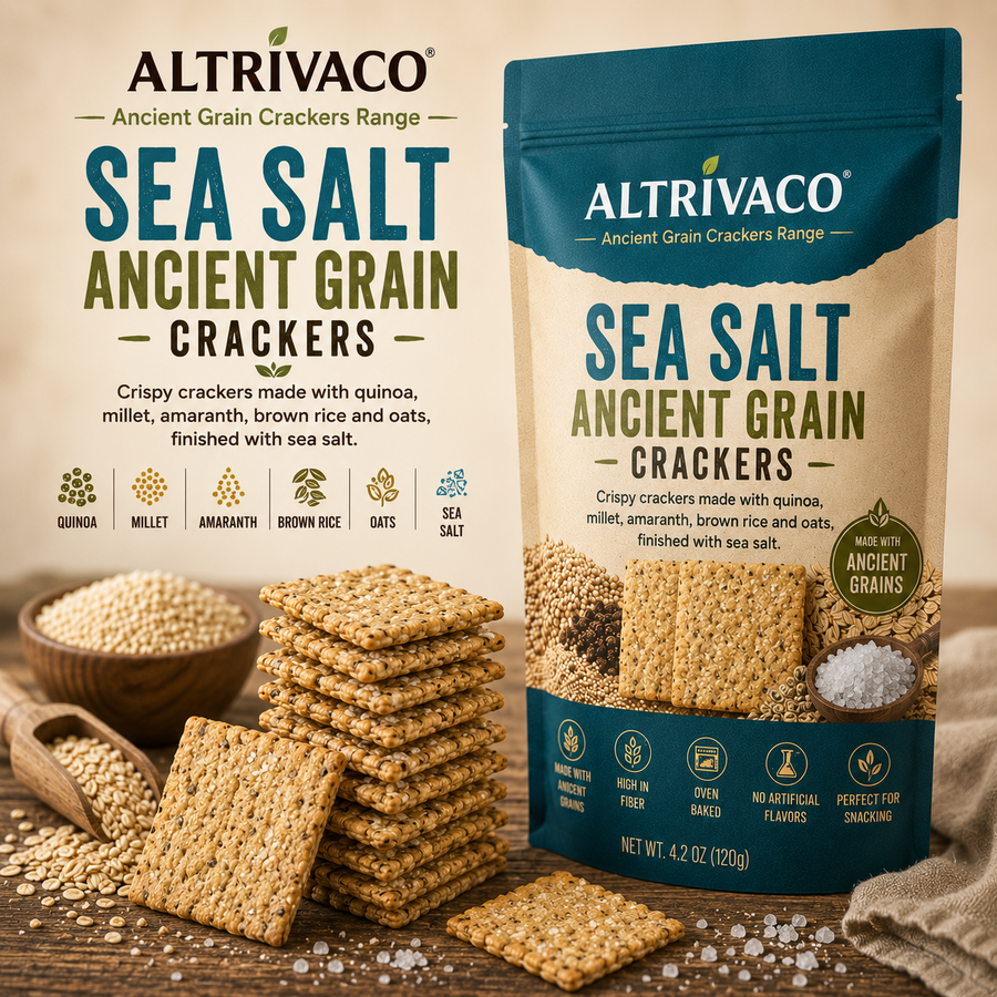 Sea Salt Ancient Grain Crackers
